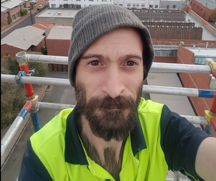 Artist Muscular Teeth, AKA Peter Grigoriadis